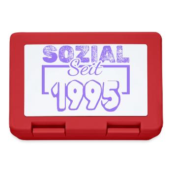 Sozialarbeiter 1995 - Brotdose - Rot - Vorne