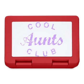 Cool Aunts Club Aunt Mother's Day Gift - Lunchbox - red - Front