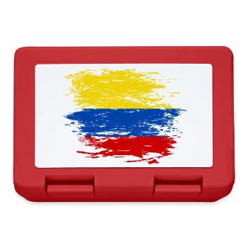 Colombia flag used - Lunchbox - red - Front
