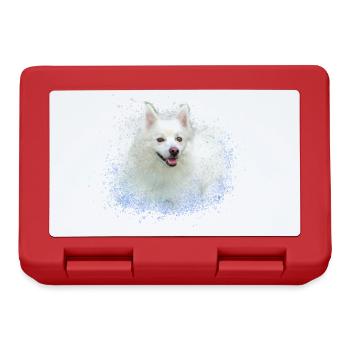 spitz,hund,graffiti,malerei,zwergpsitz - Brotdose - Rot - Vorne