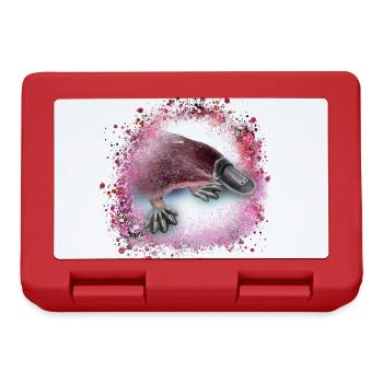 Platypus,schnabeltier,graffiti,malerei - Brotdose - Rot - Vorne