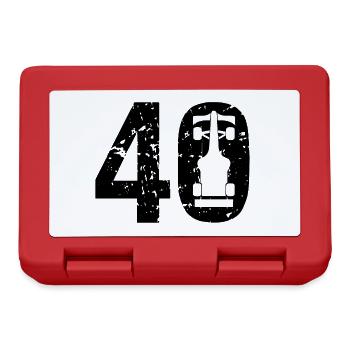 40 Formula Racing Motorsport - Lunchbox - red - Front