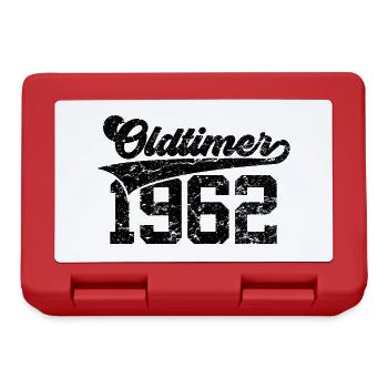64. GEBURTSTAG OLDTIMER 1962 - Brotdose - Rot - Vorne