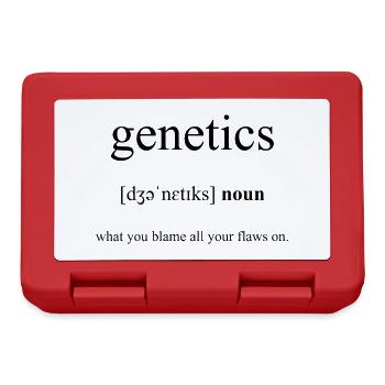 Genetics Definition Dictionary - Brotdose - Rot - Vorne