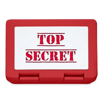 Top Secret - Lunchbox - red - Front
