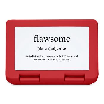 Flawsome Definition Dictionary - Brotdose - Rot - Vorne