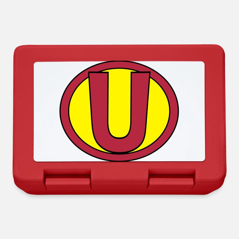 Super, Superheld, Superheldin, Hero, U - Boîte à goûter - rouge