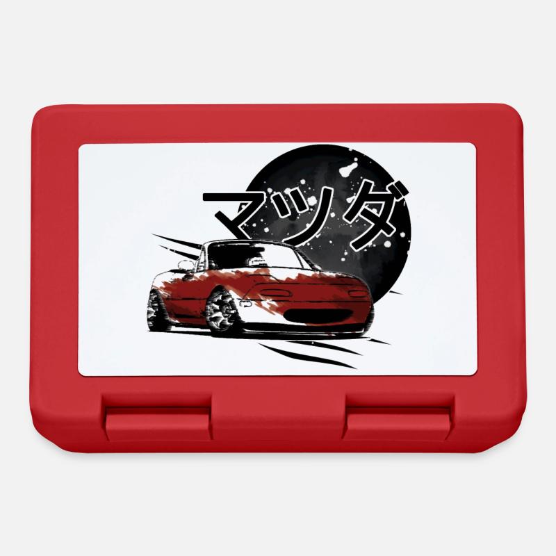 Japanisches Auto Miata Mx5 rot - Brotdose - Rot