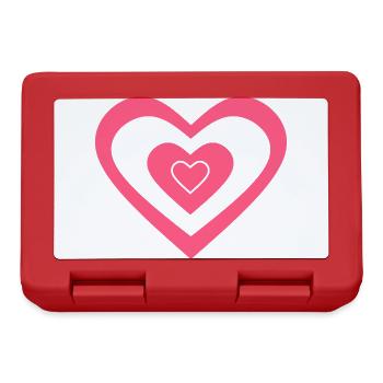 Valentinstag Geschenk Valentinstag - Brotdose - Rot - Vorne