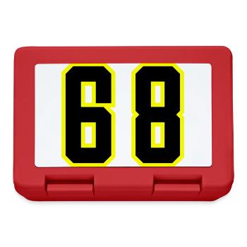 68 Number Jersey - Lunchbox - red - Front