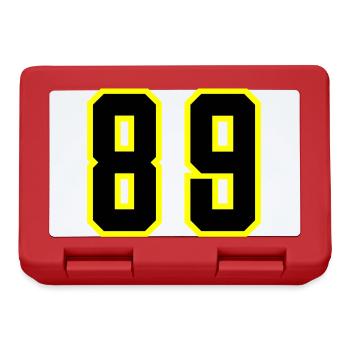 89 Number Leotard - Lunchbox - red - Front