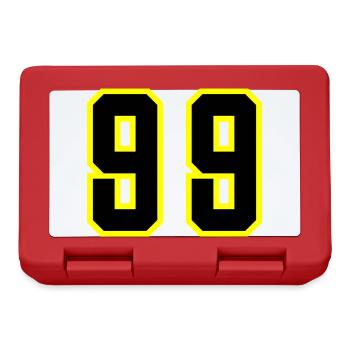 99 Number Leotard - Lunchbox - red - Front