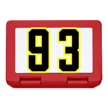 93 Number Jersey - Lunchbox - red - Front
