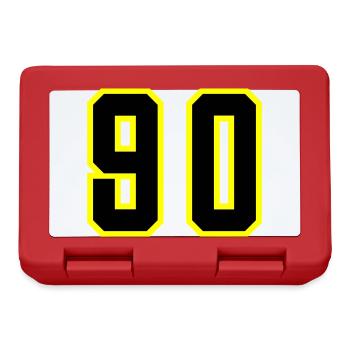 90 Number Leotard - Lunchbox - red - Front