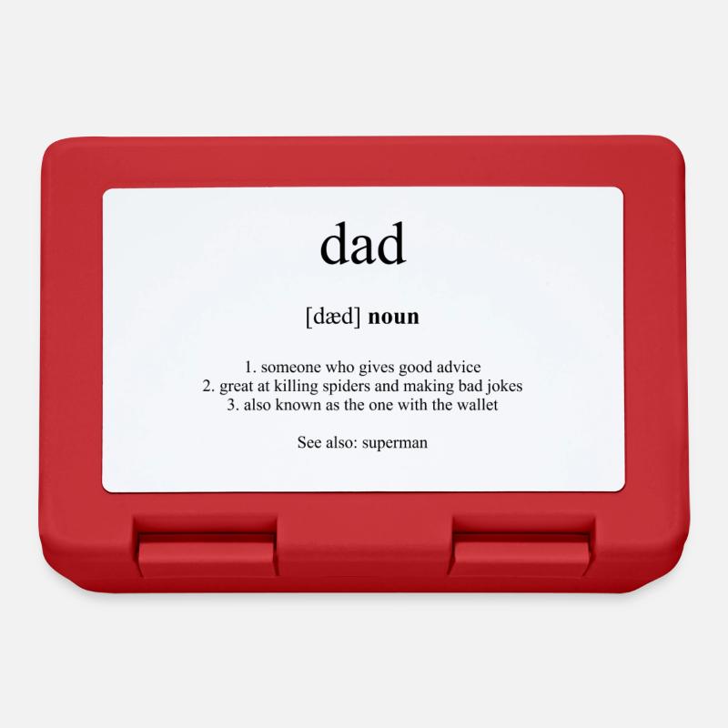 Dad (Vater) Definition Dictionary - Brotdose - Rot
