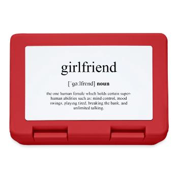 Girlfriend (Freundin) Definition Dictionary - Brotdose - Rot - Vorne