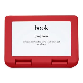 Dictionnaire de définition de livre (Buch) - Boîte à goûter - rouge - Devant