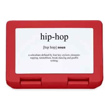 Hip-Hop Definition Dictionary - Lunchbox - red - Front