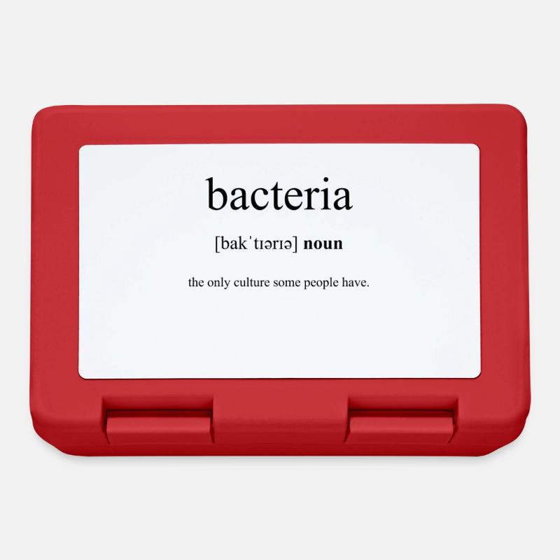 Bacteria (Bakterien) Definition Dictionary - Brotdose - Rot