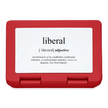 Liberal (tolerant) definition Dictionary - Lunchbox - red - Front