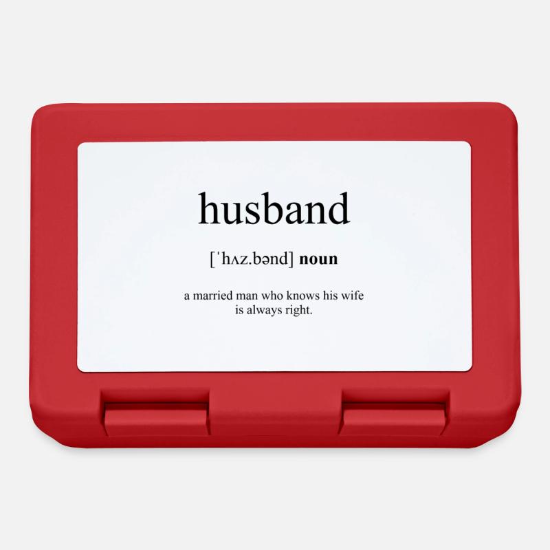 Husband (Ehemann) Definition Dictionary - Brotdose - Rot