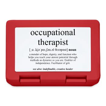 Occupational Therapist (Ergotherapeut) - Brotdose - Rot - Vorne