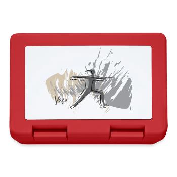 Your yoga style - Lunchbox - red - Front