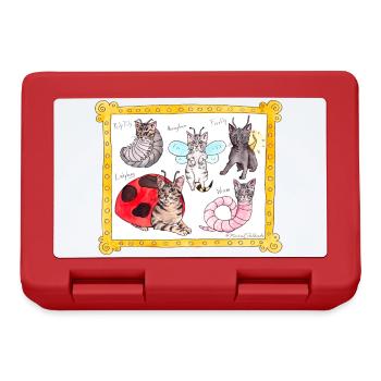 Beastie Babies - Boîte à goûter - rouge - Devant