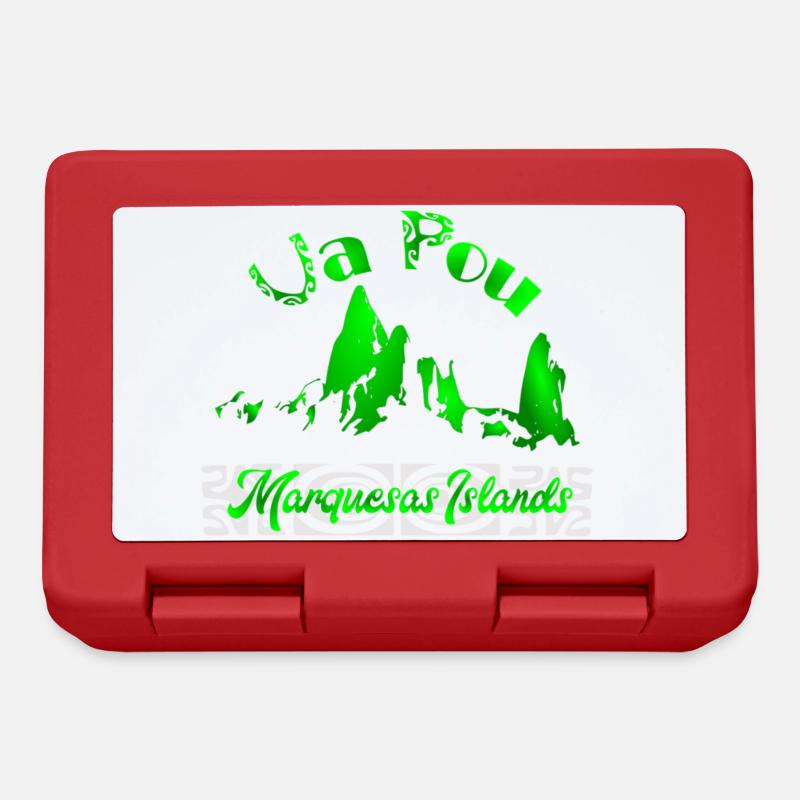 UA POU (Citron vert) - Boîte à goûter - rouge