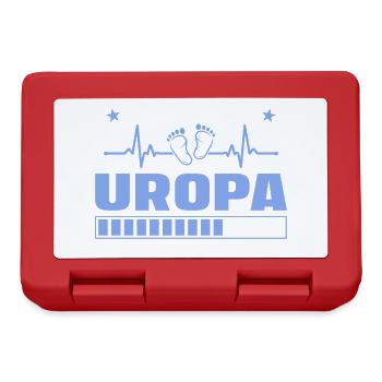 Ich werde Uropa 2027 – Werdender Urgroßvater - Brotdose - Rot - Vorne