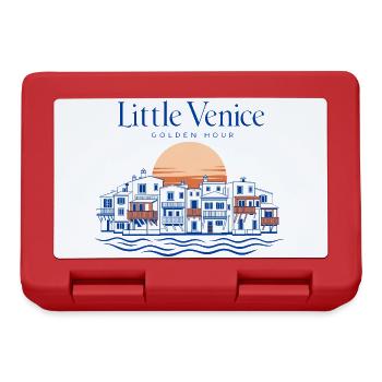 Mykonos Little Venice Golden Hour Travel Design - Boîte à goûter - rouge - Devant