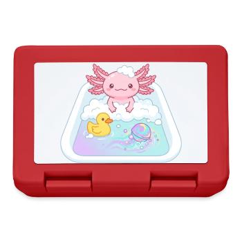 Bathtubs Axolotl - Lunchbox - red - Front