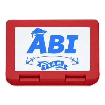 Abi Team Abschlussanker - Brotdose - Rot - Vorne