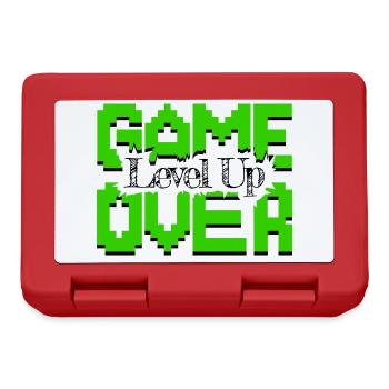 Game Over, Revive Vintage Games and Level Up - Lunchbox - red - Front