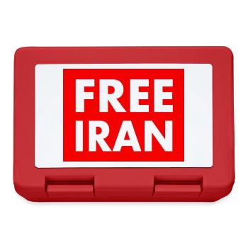 Free iran - Lunchbox - red - Front