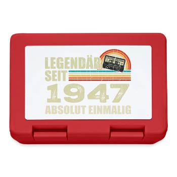 Légendaire depuis 1947 - absolument unique - Boîte à goûter - rouge - Devant