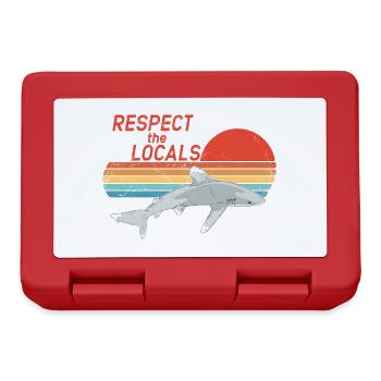 Longimanus Weißspitzenhai - Brotdose - Rot - Vorne