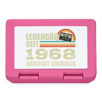 Legendär Seit 1968 - Absolut Einmalig - Brotdose - Pink - Vorne