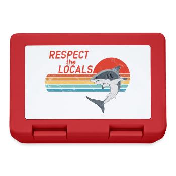 Respect the Locals - Brotdose - Rot - Vorne