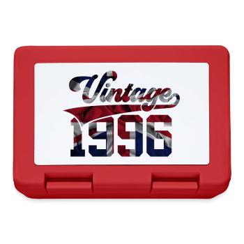 30E ANNIVERSAIRE DU VINTAGE AU ROYAUME-UNI 1996 - Boîte à goûter - rouge - Devant