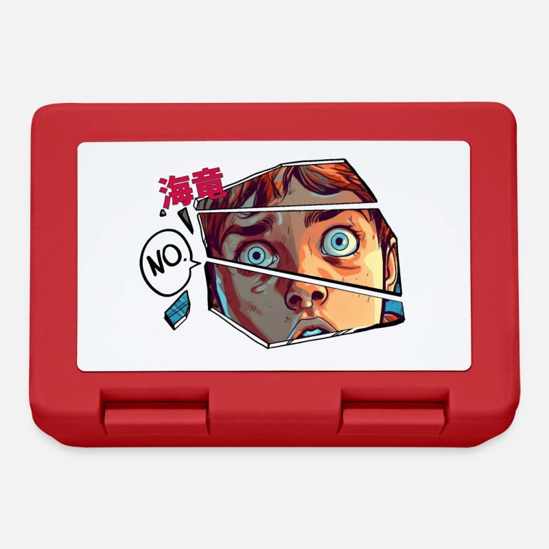 Comics fan! - Lunchbox - red