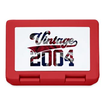VINTAGE 2004 UK 22ND BIRTHDAY - Lunchbox - red - Front