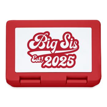 Big Sis Est 2025 - Lunchbox - red - Front