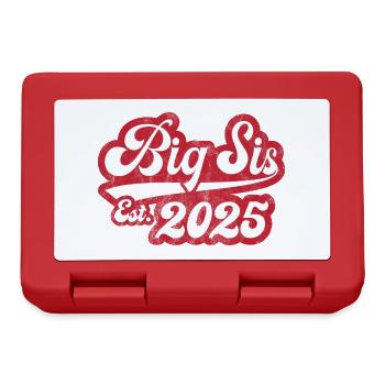 Big Sis Est 2025 - Lunchbox - red - Front