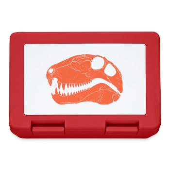 Dimetrodon fossil skull - Lunchbox - red - Front