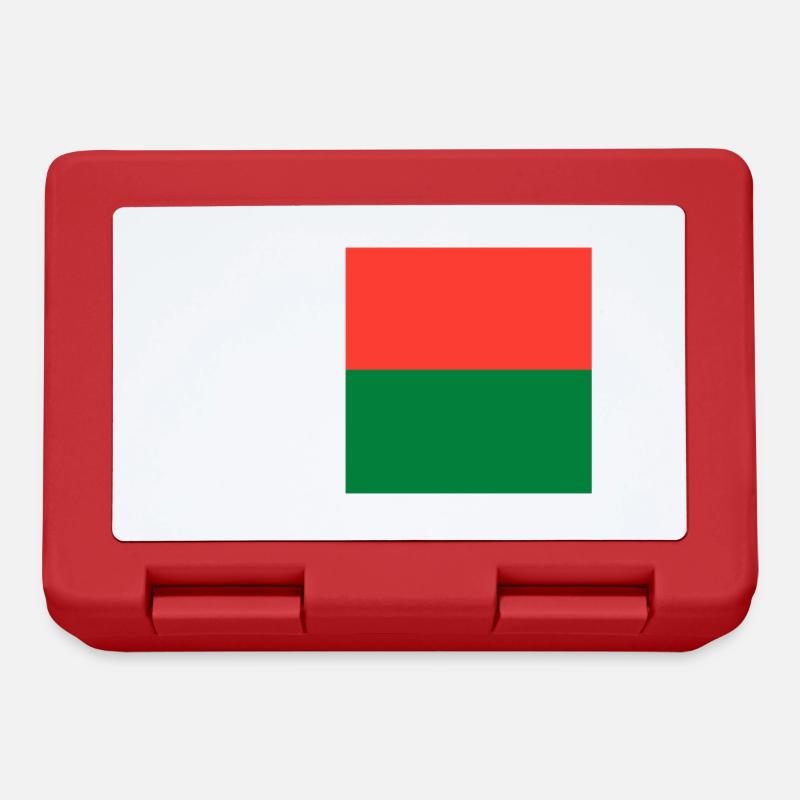Drapeau de Madagascar - Boîte à goûter - rouge