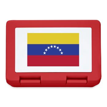 Venezuella Flagge - Brotdose - Rot - Vorne