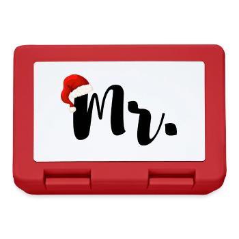 Weihnachten Mr. und Mrs. - Paarpullover - Brotdose - Rot - Vorne