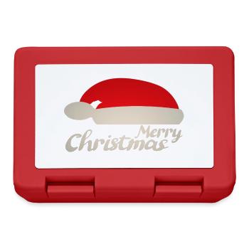 Merry Christmas - Brotdose - Rot - Vorne