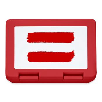 Austria flag used look - Lunchbox - red - Front